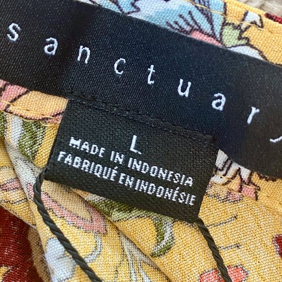 Sanctuary (Anthropologie) NWT Faux Wrap Floral Midi Skirt - Picture 11 of 11